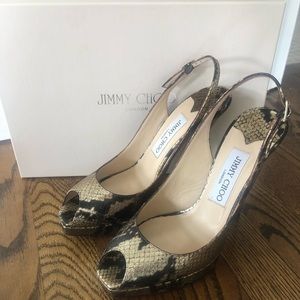 Jimmy Choo sling back heels size 7